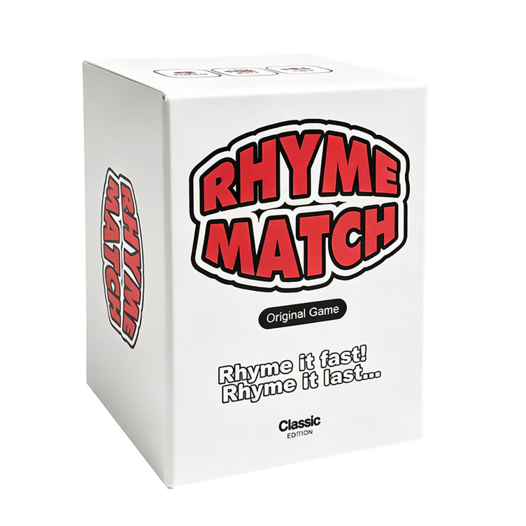 Front Angle of Rhyme Match Original Classic Game